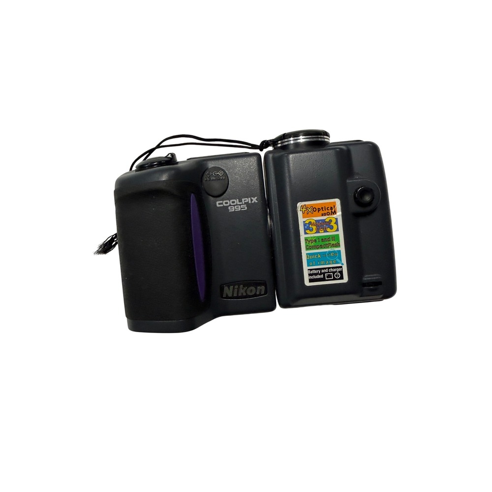 Nikon Coolpix 995 Digital Camera 3.34MP 4x Optical Zoom Swivel Lens